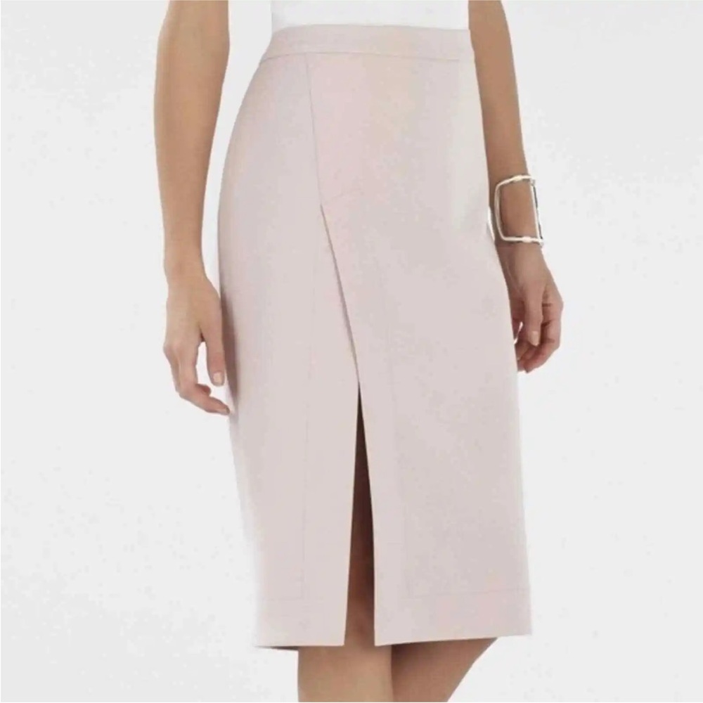 BCBGMaxAzria Lavender Purple Grayce Pencil Skirt Side Slit 2